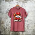 Game Day Baseball Dad Baseball Mam Father's Day Men's Comfort Colors T-Shirt Crimson