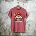 Game Day Baseball Dad Baseball Mam Father's Day Raglan Baseball Tee Men's Comfort Colors T-Shirt Crimson