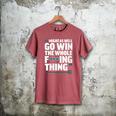 Might As Well Go Win The Whole Thing Baseball Apparel Men's Comfort Colors T-Shirt Crimson Might As Well Go Win The Whole Thing Baseball Apparel Men's Comfort Colors T-Shirt Crimson