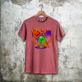Halloween Baseball Ice Cream Drip Boys Girls Youth Men's Comfort Colors T-Shirt Crimson Halloween Baseball Ice Cream Drip Boys Girls Youth Men's Comfort Colors T-Shirt Crimson