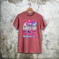 Happy 100 Days Of School Game Day Baseball Ice Cream Drip Men's Comfort Colors T-Shirt Crimson Happy 100 Days Of School Game Day Baseball Ice Cream Drip Men's Comfort Colors T-Shirt Crimson