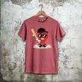 Heart Playing Baseball Valentine Baseball Men's Comfort Colors T-Shirt Crimson