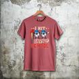 I Hit 100 Days Of School Baseball Kids Boy Teacher 100th Day Men's Comfort Colors T-Shirt Crimson