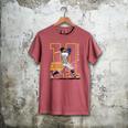 Jackson Chourio Milwaukee MLB Baseball Player MLBJCH202M Men's Comfort Colors T-Shirt Crimson