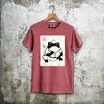 Japanese Grumpy Frog Baseball Player Baseball Men's Comfort Colors T-Shirt Crimson