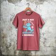 Just A Boy Who Loves Axolotls & Baseball Men's Comfort Colors T-Shirt Crimson Just A Boy Who Loves Axolotls & Baseball Men's Comfort Colors T-Shirt Crimson