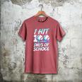 Kids 100 Days Of School 100th Day Baseball Ice Cream Drip Men's Comfort Colors T-Shirt Crimson Kids 100 Days Of School 100th Day Baseball Ice Cream Drip Men's Comfort Colors T-Shirt Crimson
