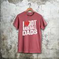 I Love Hot Baseball Dads Gag Y2k Valentines Joke Men's Comfort Colors T-Shirt Crimson I Love Hot Baseball Dads Gag Y2k Valentines Joke Men's Comfort Colors T-Shirt Crimson