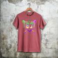 Mardi Gras Baseball Carnival Party Ice Cream Drip Boys Men's Comfort Colors T-Shirt Crimson Mardi Gras Baseball Carnival Party Ice Cream Drip Boys Men's Comfort Colors T-Shirt Crimson