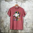 Mardi Gras Ice Cream Drip Baseball Carnival Party Mask Boys Men's Comfort Colors T-Shirt Crimson
