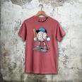 Melting Slime Sprinkle Baseball Mascot With Bat Men's Comfort Colors T-Shirt Crimson Melting Slime Sprinkle Baseball Mascot With Bat Men's Comfort Colors T-Shirt Crimson