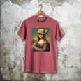 Mona Lisa Baseball Trending Aesthetic Streetwear Men's Comfort Colors T-Shirt Crimson