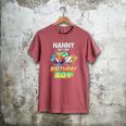 Nanny Of The Birthday Boy Baseball Football Colorful Men's Comfort Colors T-Shirt Crimson