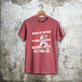 Part Time Warm Up Partner Pitching Baseball Full Time Dad Men's Comfort Colors T-Shirt Crimson Part Time Warm Up Partner Pitching Baseball Full Time Dad Men's Comfort Colors T-Shirt Crimson