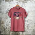Patriotic Baseball Dad USA Flag American 4th Of July Premium Men's Comfort Colors T-Shirt Crimson Patriotic Baseball Dad USA Flag American 4th Of July Premium Men's Comfort Colors T-Shirt Crimson