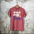 Pop Rookie Of Year 1st Birthday Baseball Theme Matching Men's Comfort Colors T-Shirt Crimson Pop Rookie Of Year 1st Birthday Baseball Theme Matching Men's Comfort Colors T-Shirt Crimson