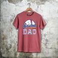 Retro Baseball Dad Game Day Sport Dad Father's Day Men's Comfort Colors T-Shirt Crimson