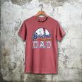 Retro Baseball Dad Happy Fathers Day For Men Sports Lovers Men's Comfort Colors T-Shirt Crimson Retro Baseball Dad Happy Fathers Day For Men Sports Lovers Men's Comfort Colors T-Shirt Crimson