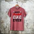 Retro Best Baseball Dad Ever Daddy Happy Fathers Day Men Men's Comfort Colors T-Shirt Crimson Retro Best Baseball Dad Ever Daddy Happy Fathers Day Men Men's Comfort Colors T-Shirt Crimson