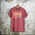 Weekends Coffee Baseball Retro Vibes Men's Comfort Colors T-Shirt Crimson