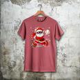 Santa Baseball Christmas Pajamas Xmas Men Boy Toddlers Men's Comfort Colors T-Shirt Crimson Santa Baseball Christmas Pajamas Xmas Men Boy Toddlers Men's Comfort Colors T-Shirt Crimson