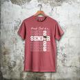Senior 2026 Baseball Dad Class Of 2026 Proud Dad Men's Comfort Colors T-Shirt Crimson Senior 2026 Baseball Dad Class Of 2026 Proud Dad Men's Comfort Colors T-Shirt Crimson