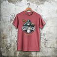 Sioux City Silverbacks Retro Minor League Baseball Men's Comfort Colors T-Shirt Crimson