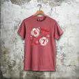 Six Seven Baseball Lover Sports Red Heart Bow Valentine Girl Men's Comfort Colors T-Shirt Crimson