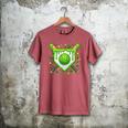 St Patrick Day Baseball Drip Ice Cream Boys Men Men's Comfort Colors T-Shirt Crimson