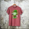 St Patricks Day Shamrock Baseball Drip Icecream Irish Boys Men's Comfort Colors T-Shirt Crimson