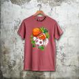 St Patricks Day Shamrock Basketball Baseball Football Soccer Men's Comfort Colors T-Shirt Crimson St Patricks Day Shamrock Basketball Baseball Football Soccer Men's Comfort Colors T-Shirt Crimson