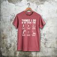 Things I Do In My Spare Time Baseball Lovers Kids Boys Men's Comfort Colors T-Shirt Crimson Things I Do In My Spare Time Baseball Lovers Kids Boys Men's Comfort Colors T-Shirt Crimson