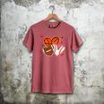 Valentines Baseball Basketball Football Heart Boy Men Men's Comfort Colors T-Shirt Crimson Valentines Baseball Basketball Football Heart Boy Men Men's Comfort Colors T-Shirt Crimson