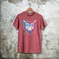 Valentines Baseball Heart Dripping Ice Cream Gen Z Alpha Men's Comfort Colors T-Shirt Crimson Valentines Baseball Heart Dripping Ice Cream Gen Z Alpha Men's Comfort Colors T-Shirt Crimson