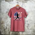 Women's Batter Patriotic American Flag Baseball Silks Men's Comfort Colors T-Shirt Crimson Women's Batter Patriotic American Flag Baseball Silks Men's Comfort Colors T-Shirt Crimson