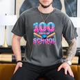 100 Days Of School Baseball Dripping Ice Cream 100th Day Men's Comfort Colors T-Shirt Pepper