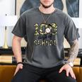 100 Days Of School Camo Baseball Camouflage For Kids Men's Comfort Colors T-Shirt Pepper