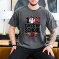 100 Days Of School Coquette Bow Baseball 100th Day Girl Kid Men's Comfort Colors T-Shirt Pepper 100 Days Of School Coquette Bow Baseball 100th Day Girl Kid Men's Comfort Colors T-Shirt Pepper