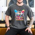 100 Days Of School Ice Cream Baseball Player For Kids Boys Men's Comfort Colors T-Shirt Pepper