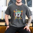 17th Birthday Baseball Drip Number 17 Year Old Birthday Boy Men's Comfort Colors T-Shirt Pepper 17th Birthday Baseball Drip Number 17 Year Old Birthday Boy Men's Comfort Colors T-Shirt Pepper