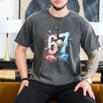 6 7 Baseball Six Seven Meme 67 Hands Kids Men Women Men's Comfort Colors T-Shirt Pepper