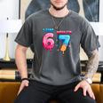 I Was 6 Now I'm 7 Birthday Baseball Drip For Boys Kid Men's Comfort Colors T-Shirt Pepper I Was 6 Now I'm 7 Birthday Baseball Drip For Boys Kid Men's Comfort Colors T-Shirt Pepper