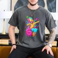 67 Baseball Dabbing Banana 6 7 Dripping Ice Cream Meme Men's Comfort Colors T-Shirt Pepper