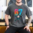 67 Baseball Meme Cool Drip Number 67 Player Or 67th Birthday Men's Comfort Colors T-Shirt Pepper 67 Baseball Meme Cool Drip Number 67 Player Or 67th Birthday Men's Comfort Colors T-Shirt Pepper