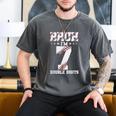 7th Birthday Baseball Bruh I'm 7 Double Digits 7 Years Old Men's Comfort Colors T-Shirt Pepper 7th Birthday Baseball Bruh I'm 7 Double Digits 7 Years Old Men's Comfort Colors T-Shirt Pepper