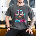 Baseball 10 Year Old Ice Cream Drip 10th Bday Double Digits Men's Comfort Colors T-Shirt Pepper Baseball 10 Year Old Ice Cream Drip 10th Bday Double Digits Men's Comfort Colors T-Shirt Pepper