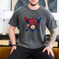 Baseball 10 Year Old Splash Drip 10th Birthday Boy Number 10 Men's Comfort Colors T-Shirt Pepper Baseball 10 Year Old Splash Drip 10th Birthday Boy Number 10 Men's Comfort Colors T-Shirt Pepper