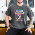 Baseball 7 Year Old Ice Cream Drip 7th Birthday Boys Player Men's Comfort Colors T-Shirt Pepper