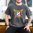 Baseball 8 Year Old Ice Cream Drip 8th Birthday Boy Number 8 Men's Comfort Colors T-Shirt Pepper Baseball 8 Year Old Ice Cream Drip 8th Birthday Boy Number 8 Men's Comfort Colors T-Shirt Pepper