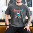 Baseball 9 Year Old Ice Cream Drip 9th Birthday Boys Player Men's Comfort Colors T-Shirt Pepper Baseball 9 Year Old Ice Cream Drip 9th Birthday Boys Player Men's Comfort Colors T-Shirt Pepper